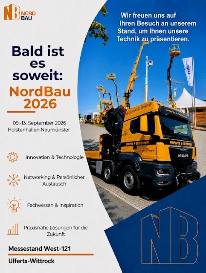 * * * NORDBAU MESSE 2026 * * * Wir sind dabei!